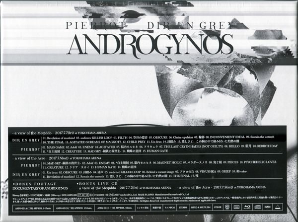 [Album] ANDROGYNOS (PIERROT X DIR EN GREY) – ANDROGYNOS [MP3 / RAR]