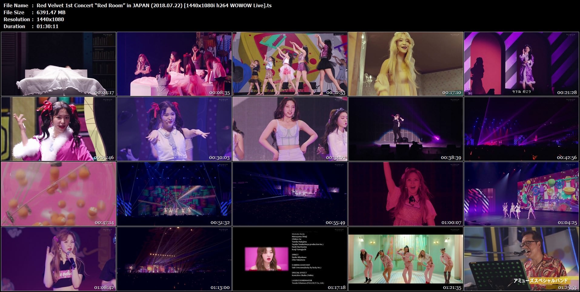 [TV-SHOW]  Red Velvet 1st Concert “Red Room” in JAPAN (2018.07.22