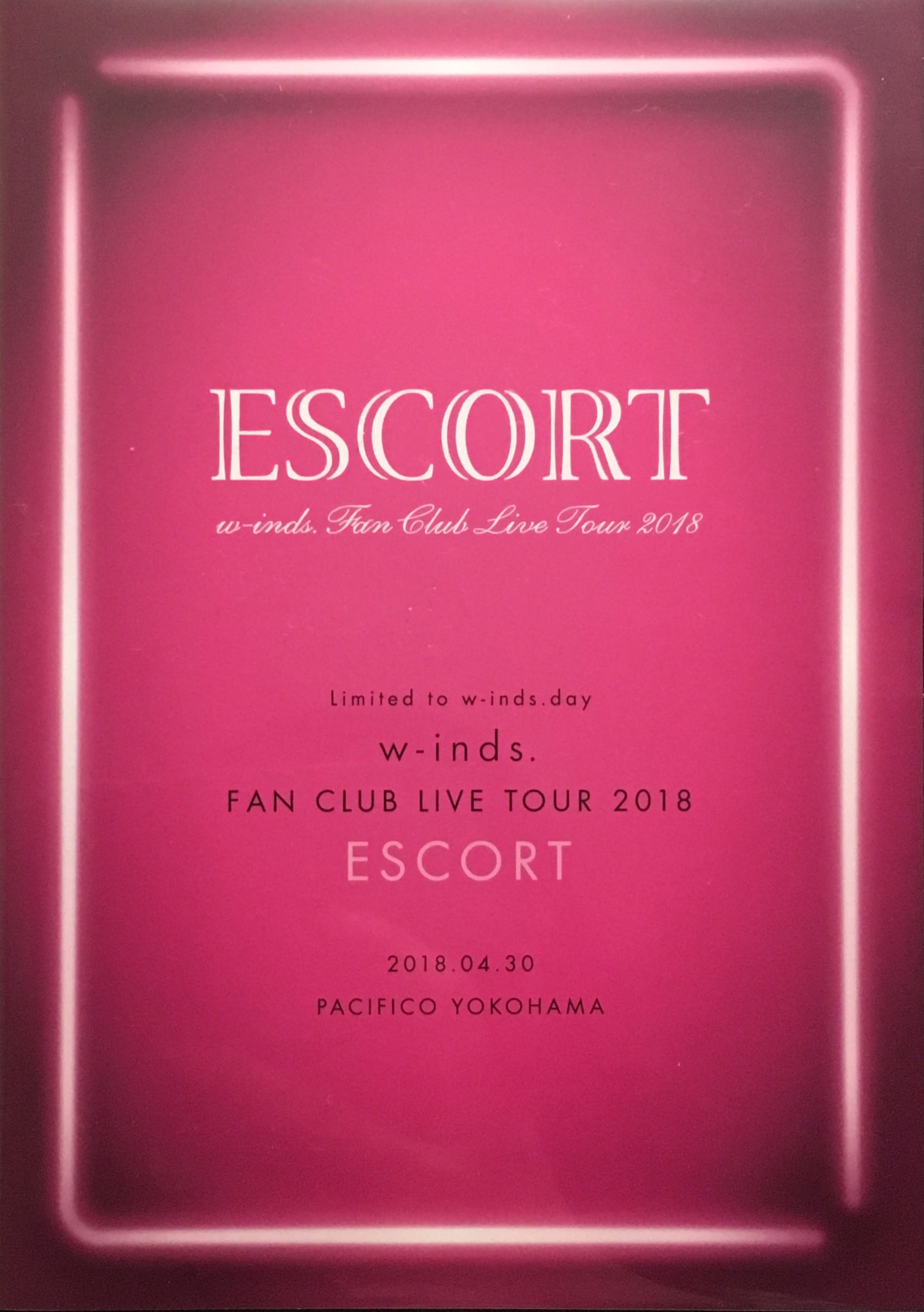 [TV-SHOW] w-inds. – FAN CLUB LIVE TOUR 2018 ~ESCORT~ (2018.07.01) (DVDISO)