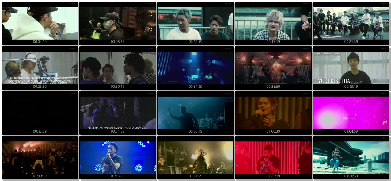 [TV-SHOW] THE RAMPAGE from EXILE TRIBE x WOWOW ＜第2章 スタジオライブSP＞ (2018.10.14)