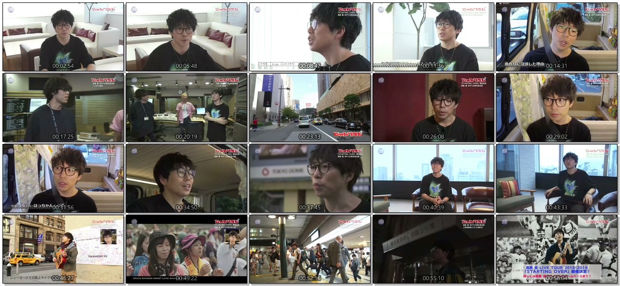[TV-SHOW] 高橋優 – ローカリズム♪特別編「STARTING OVER」編 (2018.10.28)