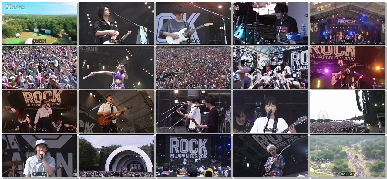 [TV-SHOW] ROCK IN JAPAN FESTIVAL2018 DAY-3 前編 (2018.10.06)