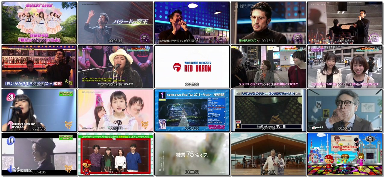 [TV-SHOW] CDTV (2018.10.21)