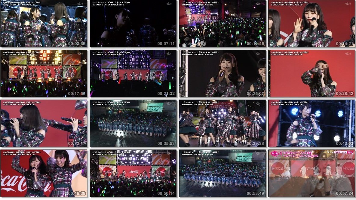 [TV-SHOW] 欅坂46 – けやき坂46 in テレビ朝日・六本木ヒルズ夏祭り SUMMER STATION 音楽LIVE 2018 (2018.10.21)