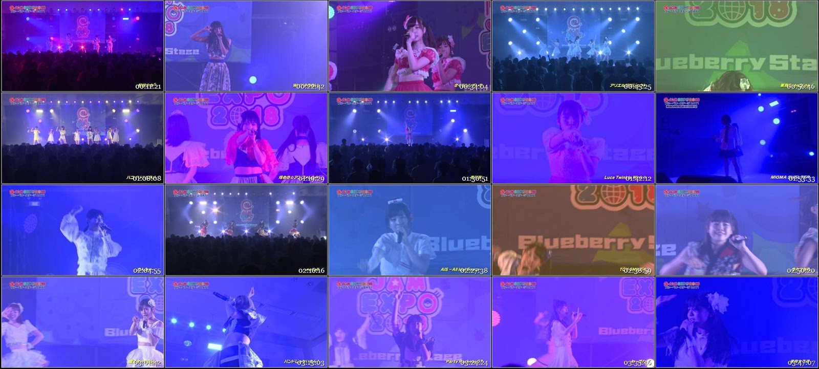 [TV-SHOW] @JAM EXPO 2018～ブルーベリーステージ day1 (2018.11.17)