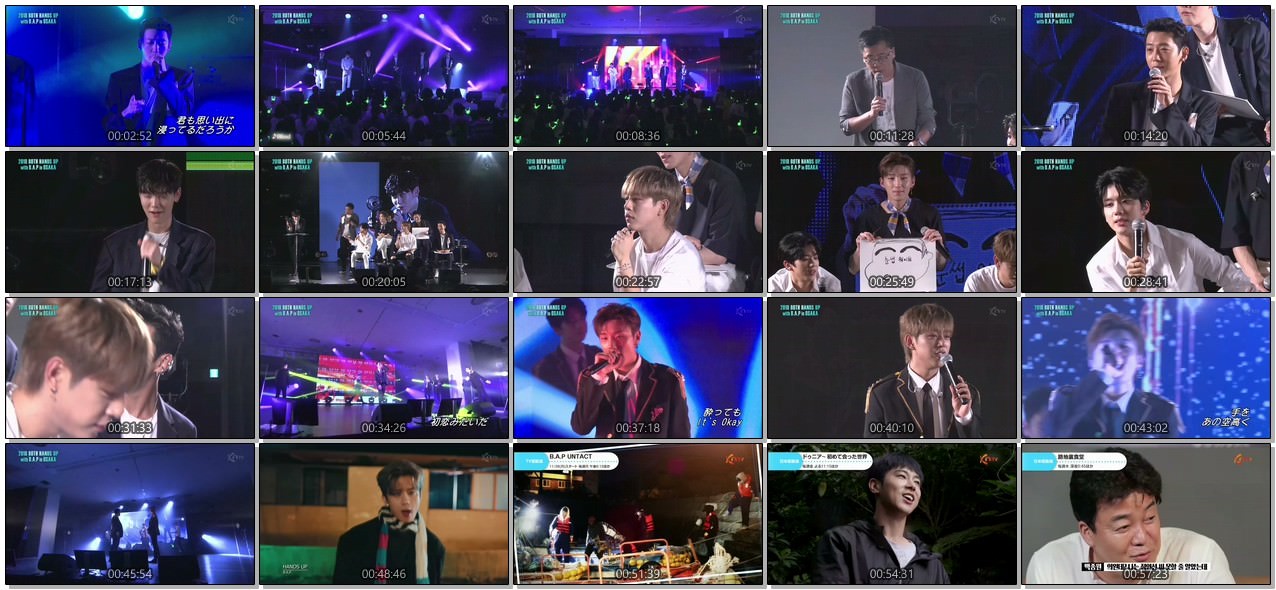 [TV-SHOW] B.A.P – 2018 BOTH HANDS UP with B.A.P in OSAKA (2018.11.25)