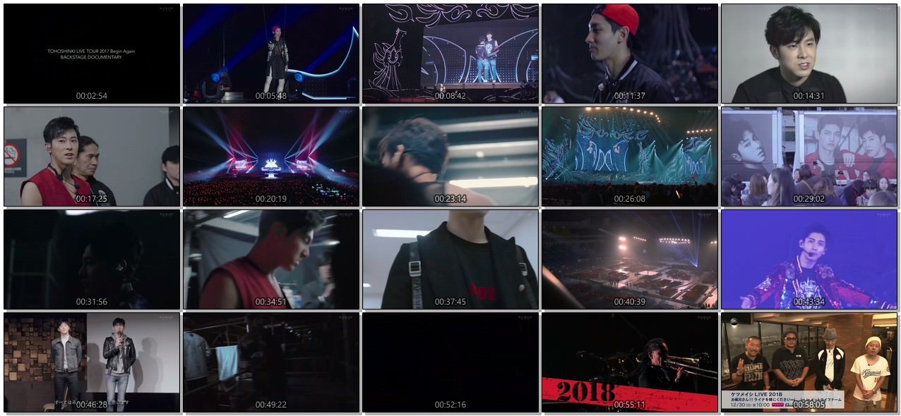 [TV-SHOW] 東方神起 LIVE TOUR 2017 ～Begin Again～ BACK STAGE DOCUMENTARY (2018.11.27)