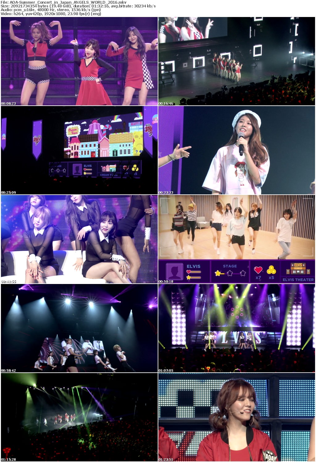 [TV-SHOW] AOA Summer Concert in Japan ANGELS WORLD 2016 (2016.07.01) (BDRIP)