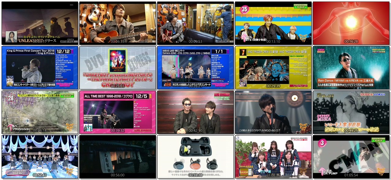 [TV-SHOW] CDTV (2018.12.09)