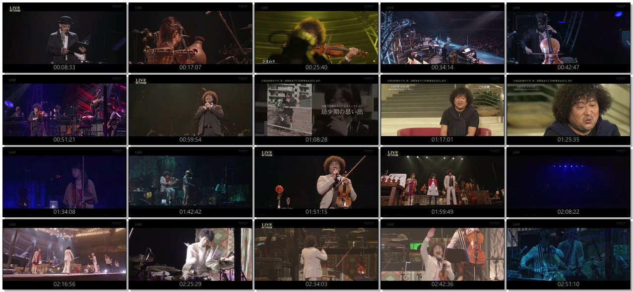 [TV-SHOW] 生中継！葉加瀬太郎 コンサートツアー 2018「ALL TIME BEST」 (2018.12.30)