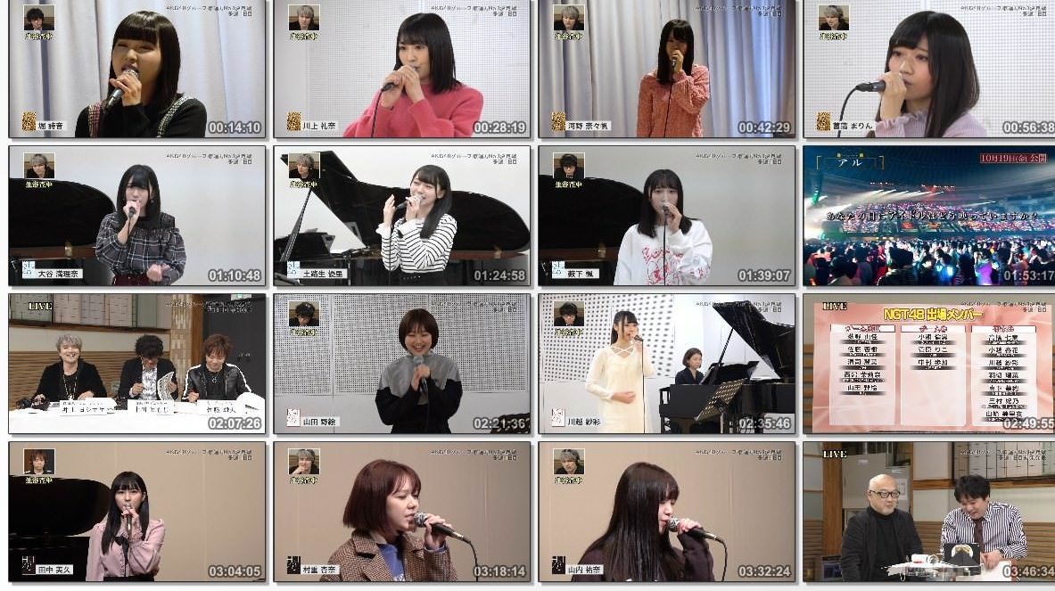 [TV-SHOW] AKB48グループ歌唱力No.1決定戦「予選1」 (2018.11.30)