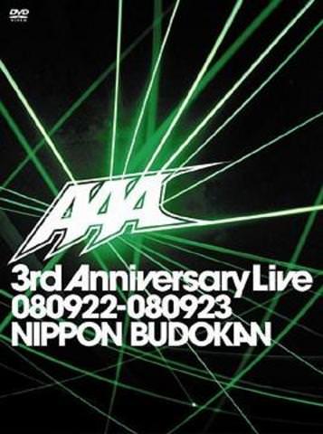 [TV-SHOW] AAA – 3rd Anniversary Live 080922-080923 Nippon Budokan (2009.01.14) (DVDISO)