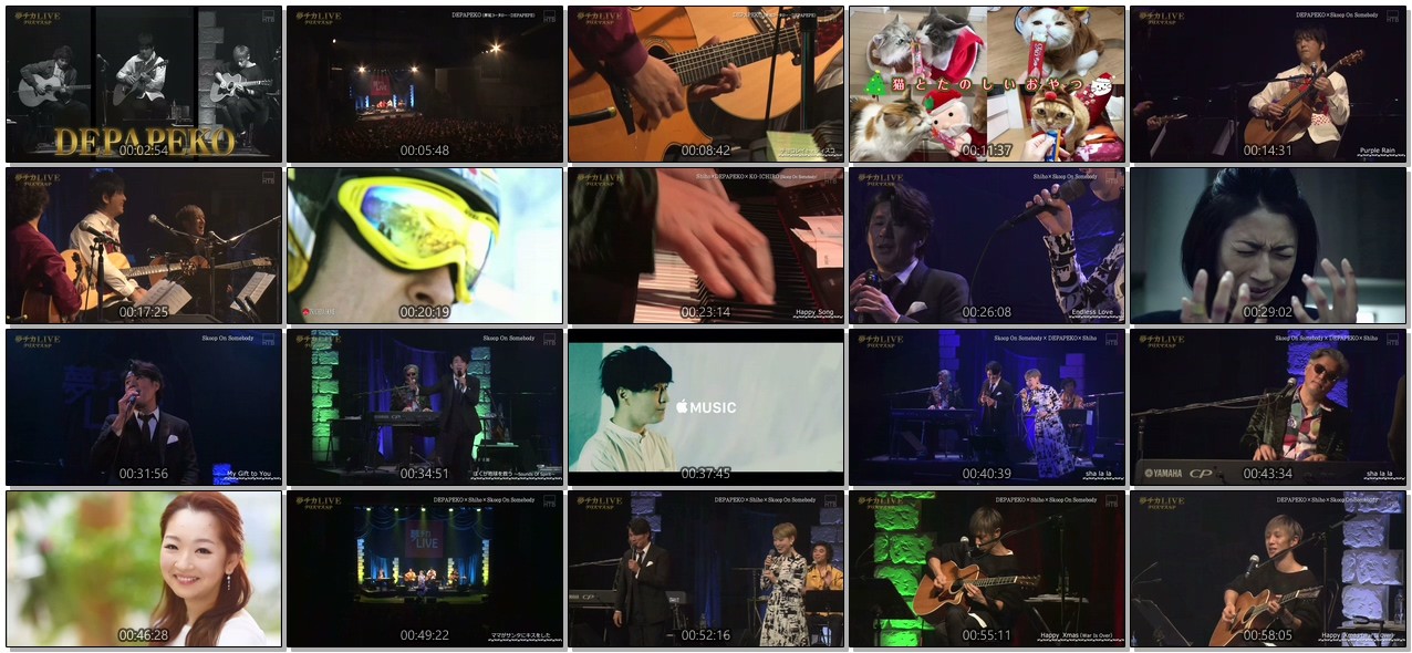 [TV-SHOW] 夢チカＬＩＶＥクリスマスＳＰ イブの夜に大人の極上セッションライブをプレゼント！ (2018.12.25)