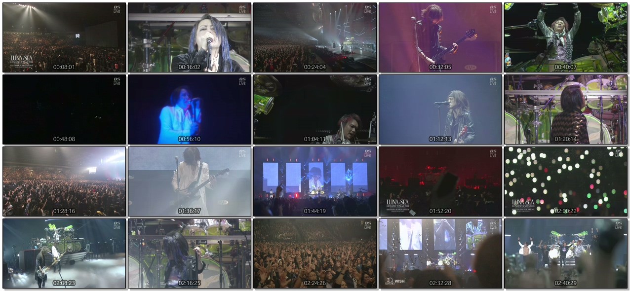 [TV-SHOW] LUNA SEA – Live Broadcast! LUNA SEA “LUNATIC X’MAS 2018” day2 (2018.12.23)