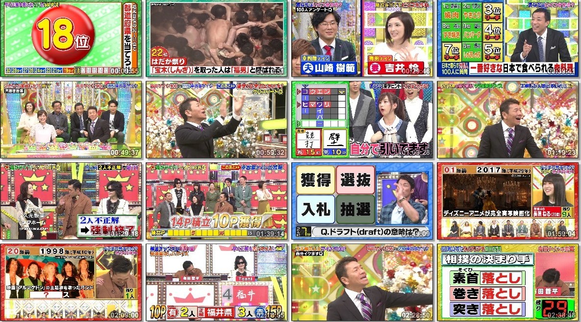 [TV-SHOW] くりぃむクイズ ミラクル９ ３時間スペシャル (2018.12.26)
