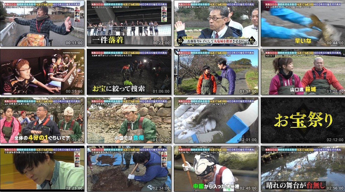 [TV-SHOW] 緊急ＳＯＳ！池の水ぜんぶ抜く大作戦～お宝出た！抜きましておめでとう３時間ＳＰ (2019.01.03)
