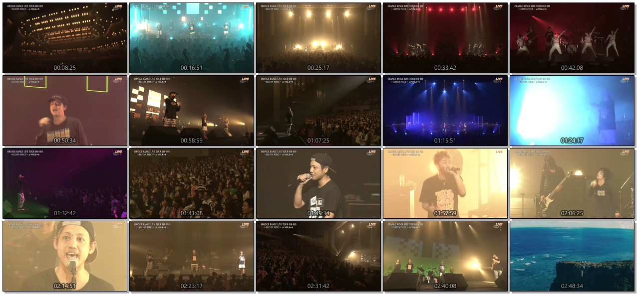 [TV-SHOW] ORANGE RANGE LIVE TOUR 018-019 ～ELEVEN PIECE～ at NHKホール (2019.02.08)