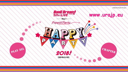 [TV-SHOW] バンドリ！BanG Dream! 5th☆LIVE. Day1:Poppin’Party HAPPY PARTY 2018! (2019.02.20) (BDRIP)