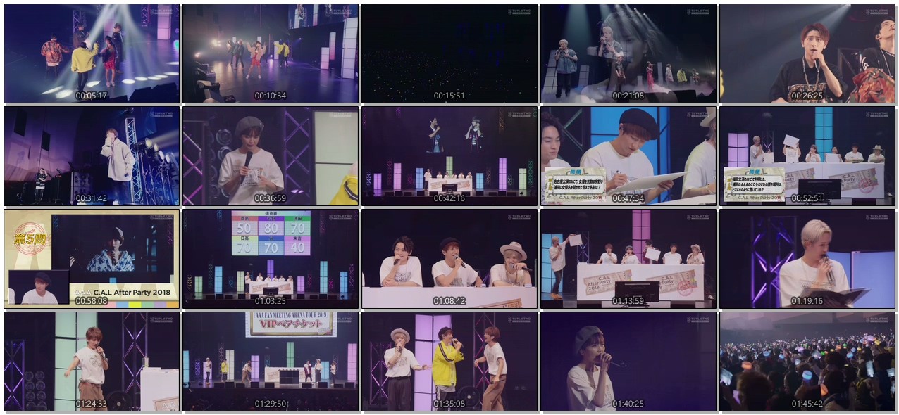 [TV-SHOW] AAA C.A.L After Party 2018 スペシャルバージョン (2019.03.29)