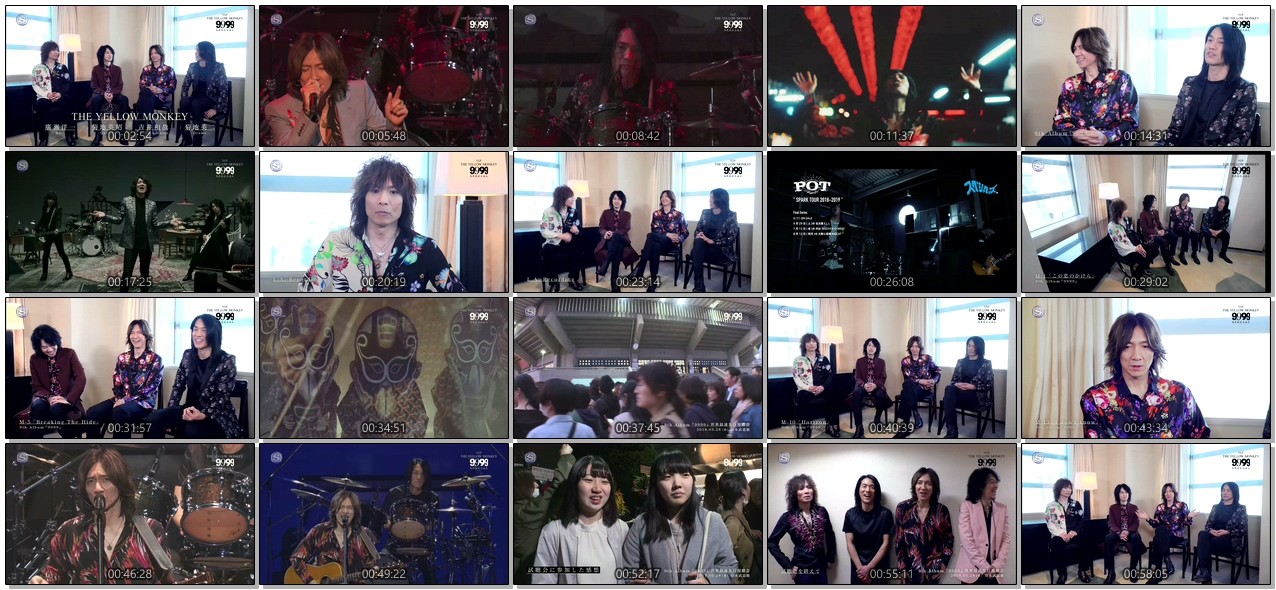 [TV-Variety] THE YELLOW MONKEY – V.I.P. ―THE YELLOW MONKEY― 「9999」SPECIAL (2019.04.20)