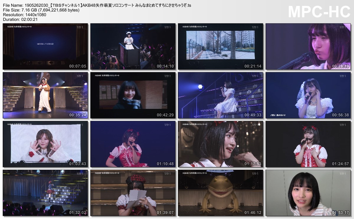 [TV-Variety] AKB48 – AKB48矢作萌夏ソロコンサート みんなまとめてすちにさせちゃうぞ(2019.05.26)