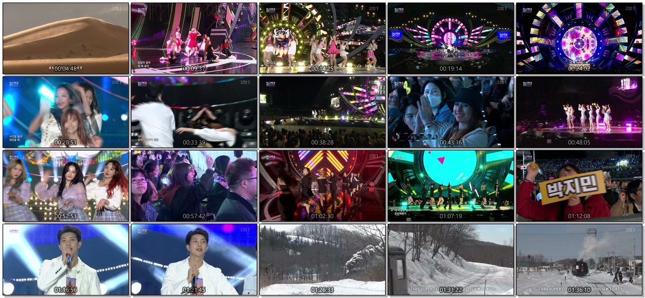 [TV-Variety] SBS SUPER CONCERT in 光州 (2019)