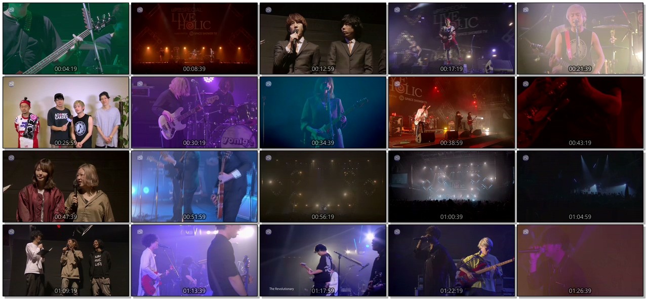 [TV-Variety] スペースシャワーTV – uP!!! SPECIAL LIVE HOLIC extra vol.3 DAY1 (2019.05.18)