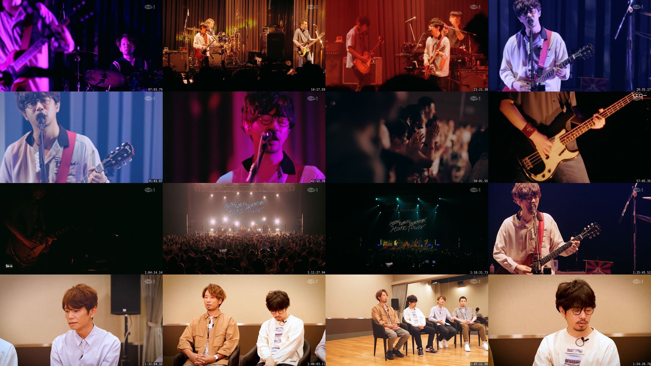 [TV-Variety] ASIAN KUNG-FU GENERATION Tour 2019「ホームタウン」in パシフィコ横浜 (2019.09.28)
