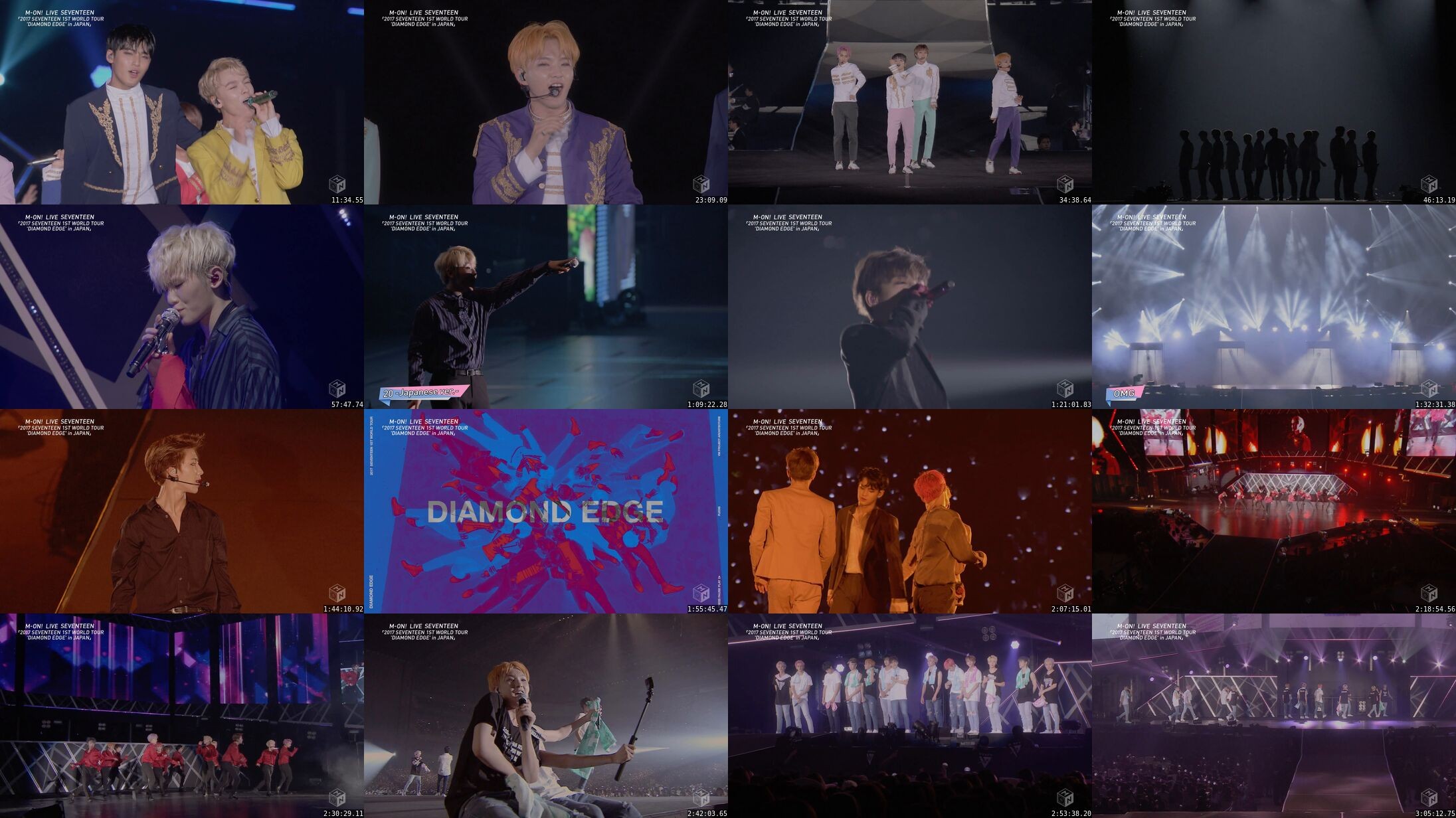 [TV-Variety] SEVENTEEN – M-ON! LIVE SEVENTEEN 「2017 SEVENTEEN 1ST WORLD TOUR ‘DIAMOND EDGE’ in JAPAN」 (2019.09.15)