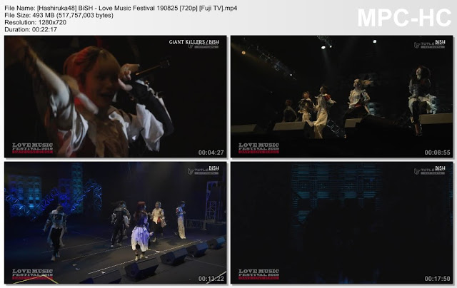 BiSH – Love Music Festival 190825 (Fuji TV)