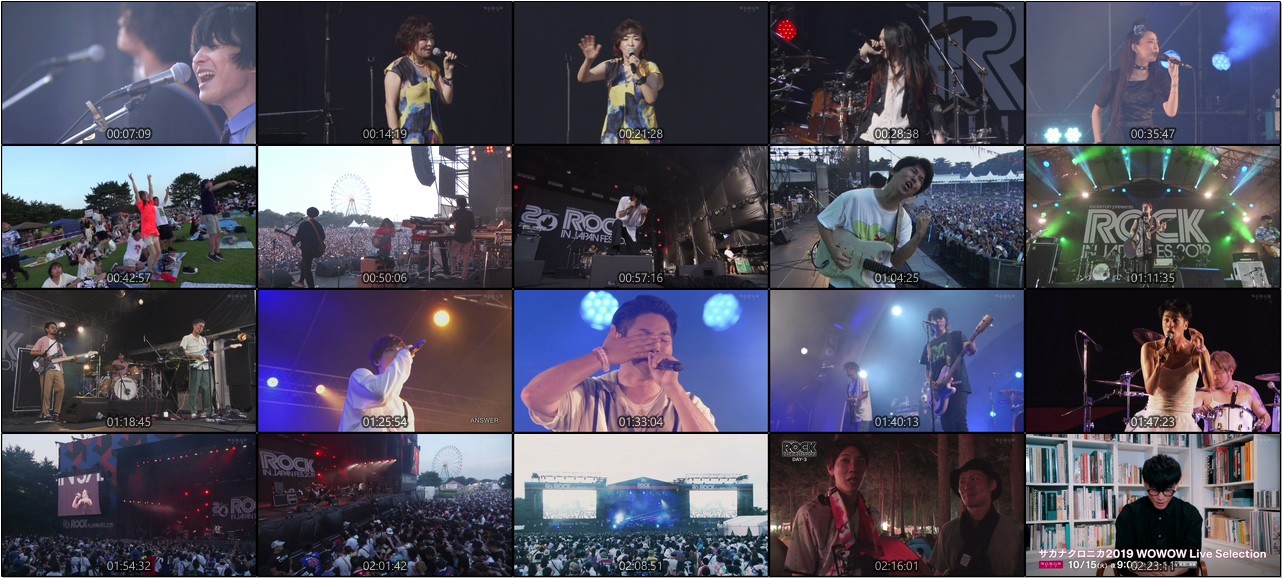 [TV-Variety] ROCK IN JAPAN FES.2019 DAY-3 後編 (2019.10.12)