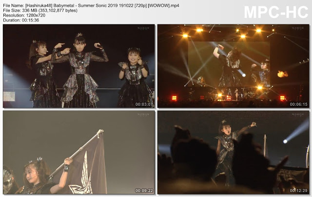 Babymetal – Summer Sonic 2019 191022 (WOWOW)