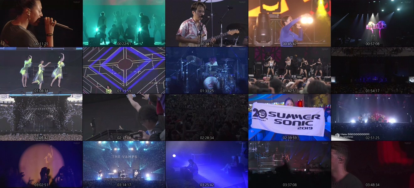 [TV-Variety] SUMMER SONIC 2019 DAY-3 (2019.10.22)