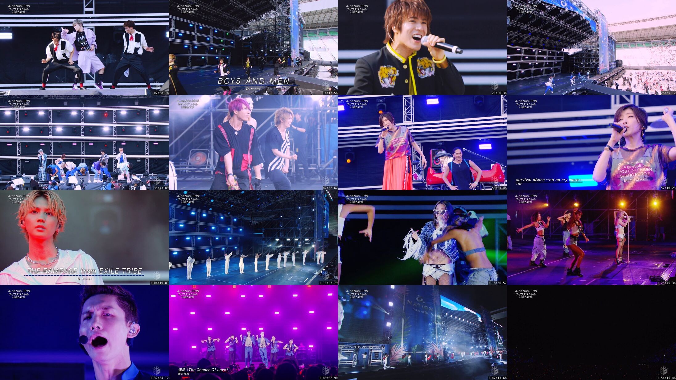 [TV-Variety] a-nation 2019 ライブスペシャル＜大阪DAY2＞ (2019.10.27)