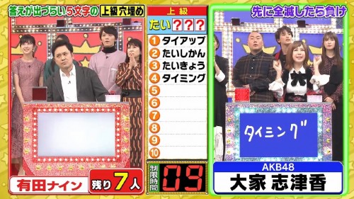 [TV-Variety] 191030 くりぃむクイズ ミラクル9 2時間SP (AKB48 大家志津香 – 元乃木坂46 斎藤ちはる)