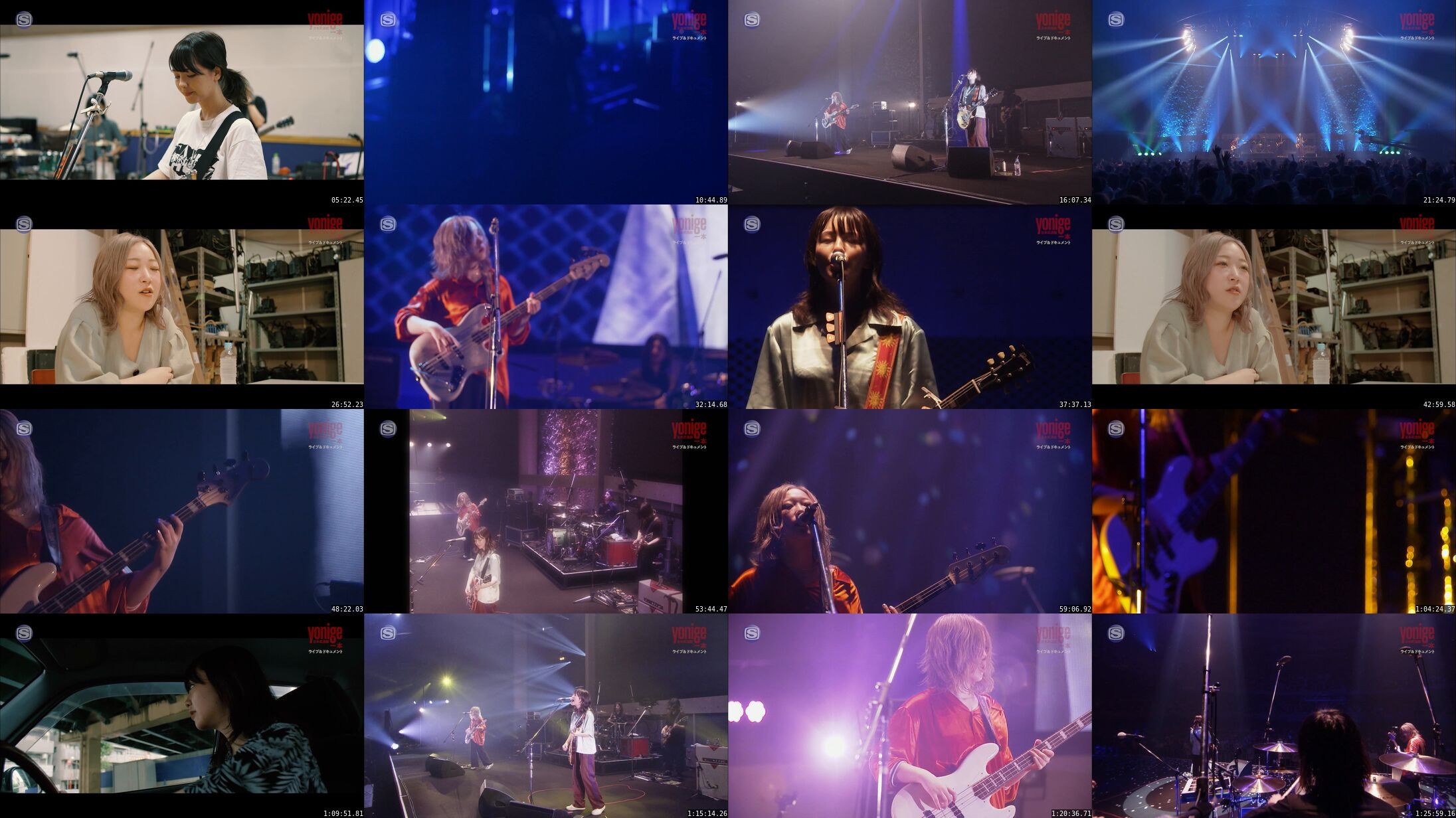 [TV-Variety] yonige 日本武道館「一本」ライブ＆ドキュメント (2019.10.27)