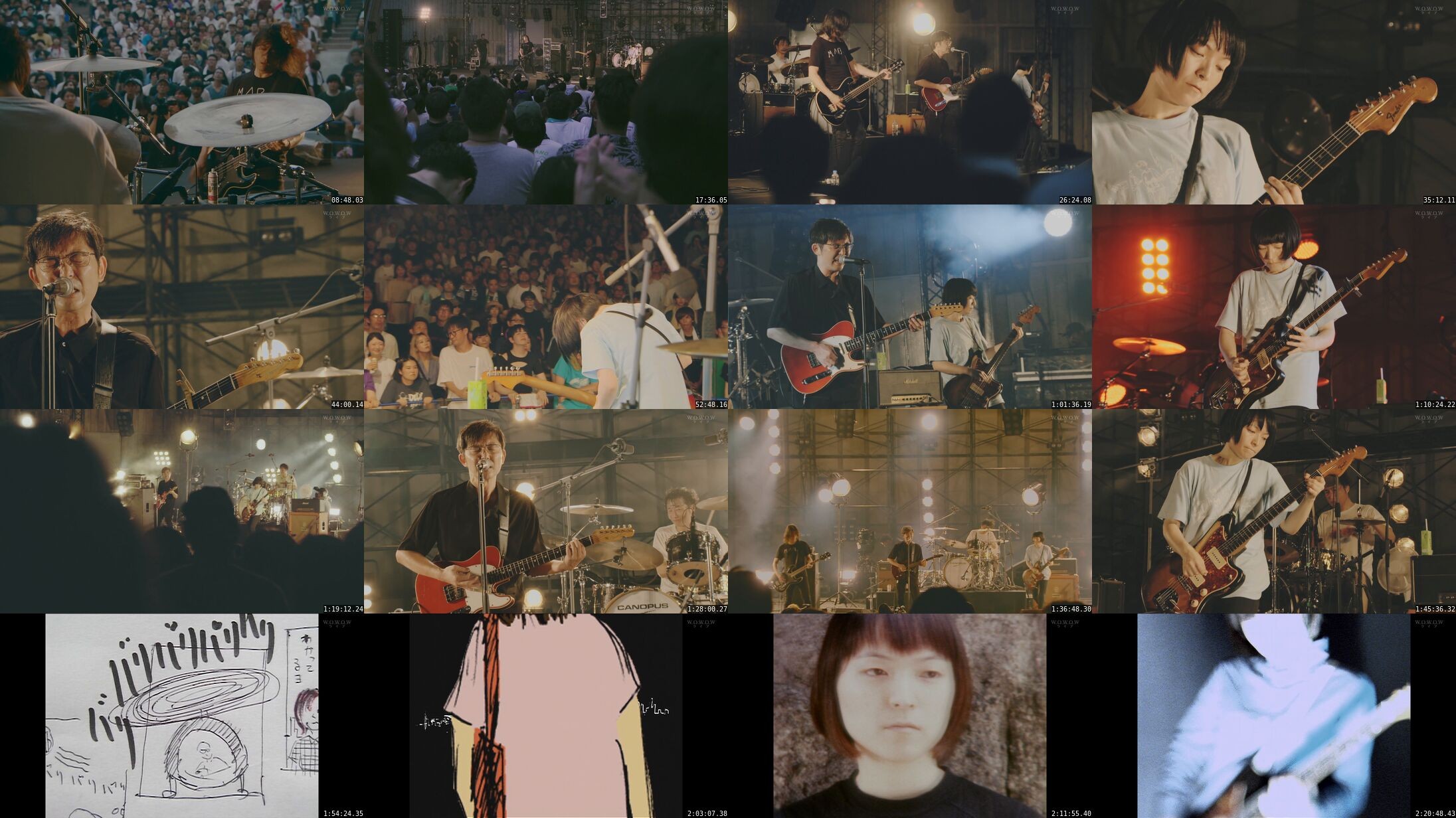 [TV-Variety] ナンバーガール – TOUR『NUMBER GIRL』 at 日比谷野外大音楽堂2019.8.18 (2019.8.18)