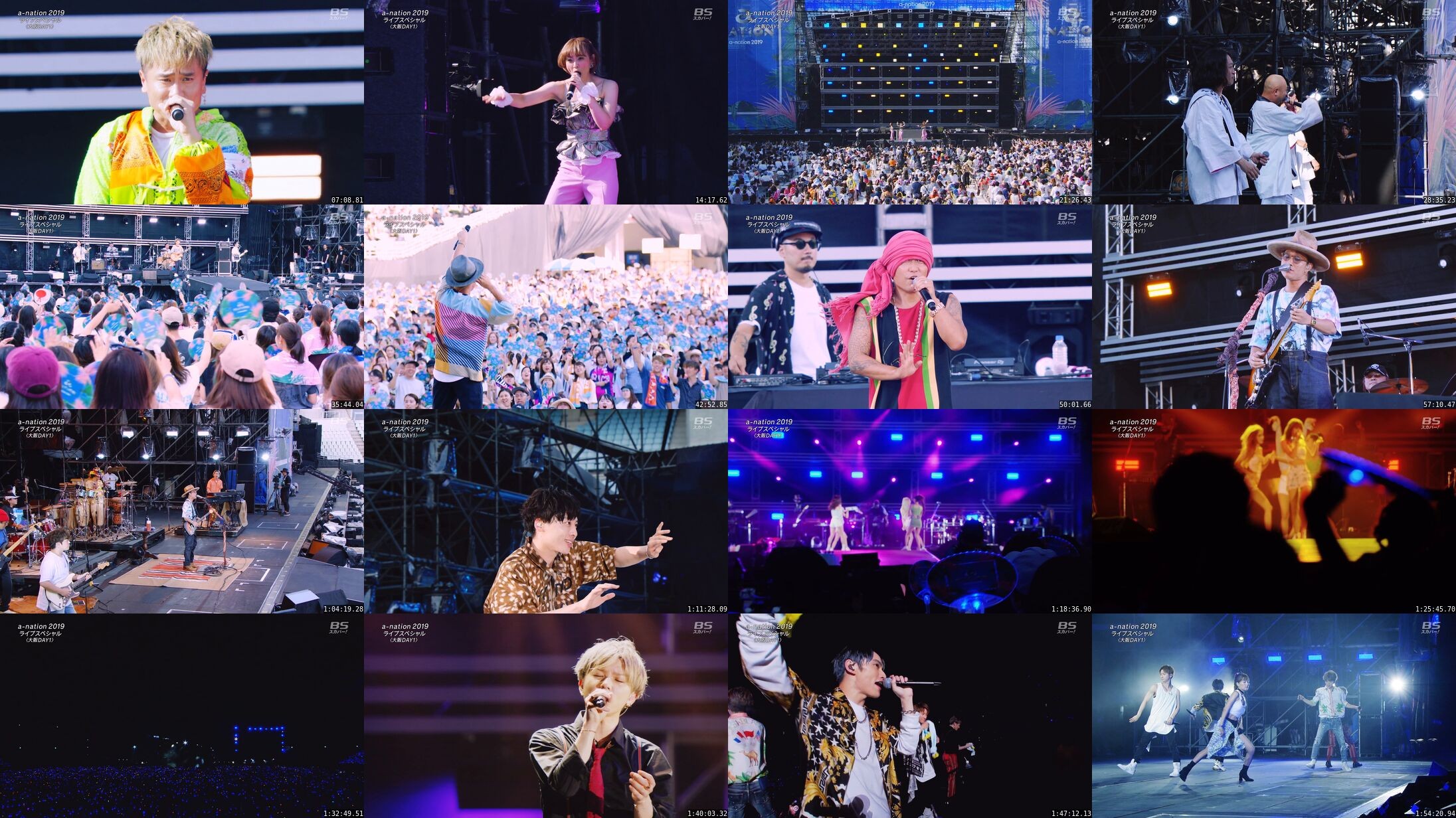 [TV-Variety] a-nation 2019＜DAY1＞　ライブスペシャル (2019.10.27)
