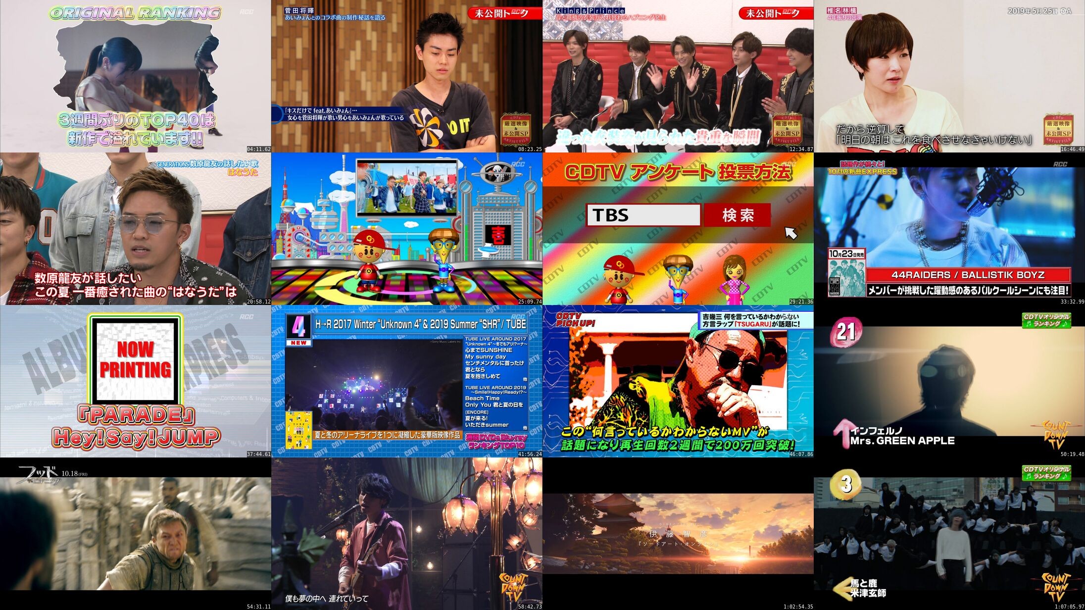 [TV-Variety] CDTV (2019.10.13)