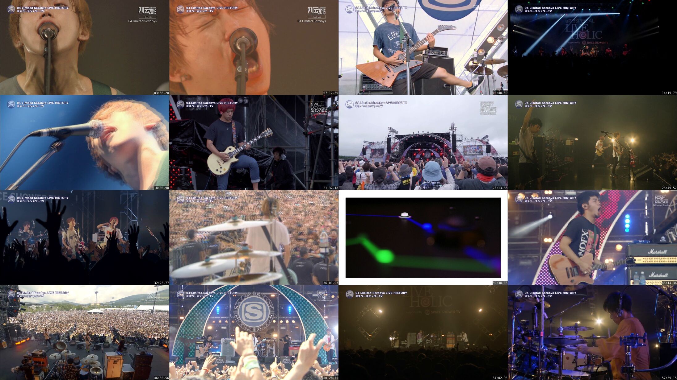 [TV-Variety] 04 Limited Sazabys LIVE HISTORY＠スペースシャワーTV (2019.11.23)