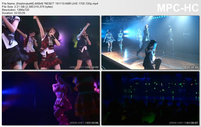 AKB48 ‘RESET’ 191110 K6R LIVE 1700