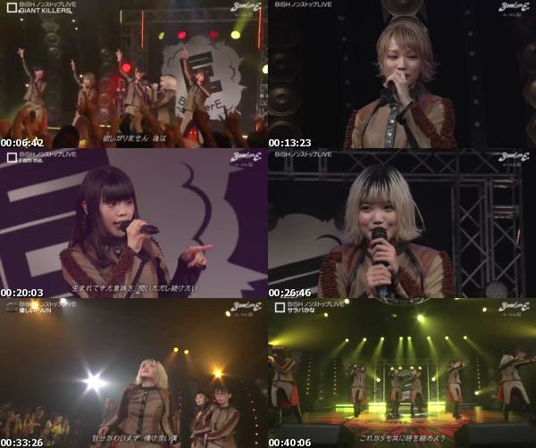 [TV-Variety] BiSH – BomberE BiSHノンストップLIVE (名古屋テレビ 20190806)