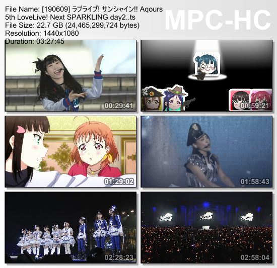 [TV-Variety] ラブライブ! サンシャイン!! Aqours 5th LoveLive! Next SPARKLING day2 (2019.06.09)