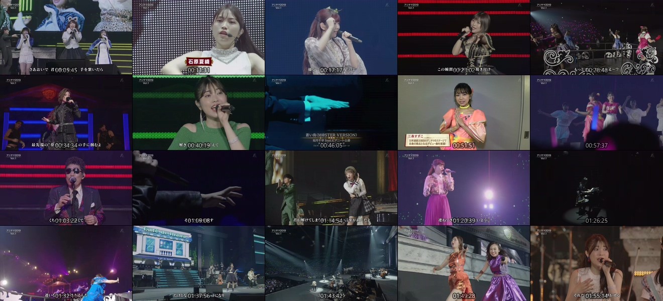 [TV-Variety] アニメロサマーライブ2019〜アニソン!プレミアム!〜Vol.1 (2019.12.01)