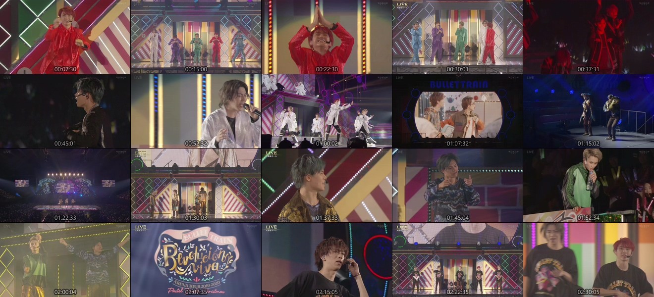 [TV-Variety] 超特急 – 生中継！超特急 BULLET TRAIN ARENA TOUR 2019-2020「Revolucion viva」 ～Pastel Shades Christmas～ (2019.12.22)