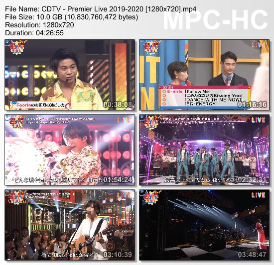 [TV-Variety] CDTV – 2019.12.31 – Premier Live 2019-2020