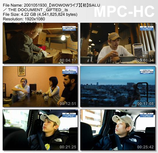 [TV-Variety] SALU / THE DOCUMENT “GIFTED” (WOWOW Live 2020.01.05)