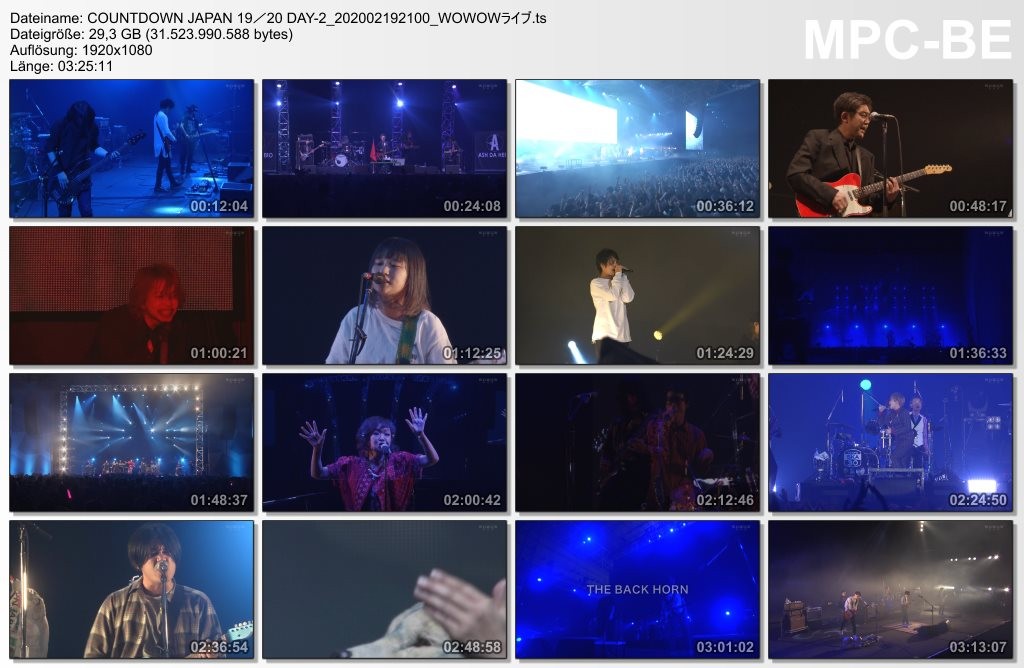 [TV-Variety] COUNTDOWN JAPAN 19/20 DAY-2 (2020.02.19)
