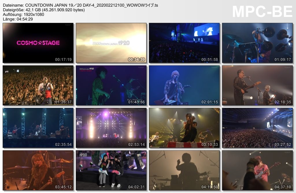 [TV-Variety] COUNTDOWN JAPAN 19/20 DAY-4 (2020.02.21)