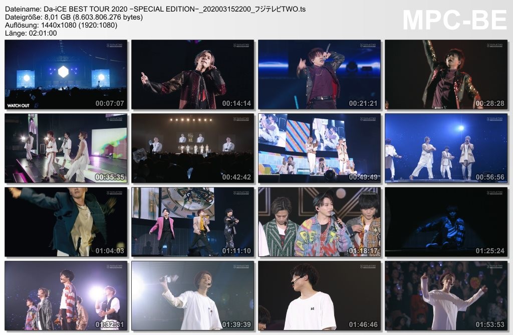 [TV-Variety] Da-iCE BEST TOUR 2020 −SPECIAL EDITION− (2020.03.15)